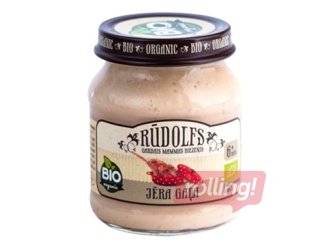 Biezenis ar jēra gaļu Rūdolfs BIO, no 6 menešiem, 120g (Minimālais pasūtījums 6 gab.)