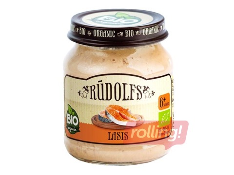 Biezenis ar lasi Rūdolfs BIO, no 6 menešiem, 115g (Minimālais pasūtījums 6 gab.)