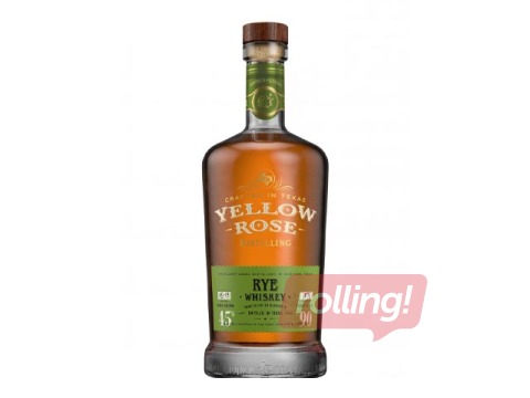 Viskijs Yellow Rose, Rye, 45%, 700ml