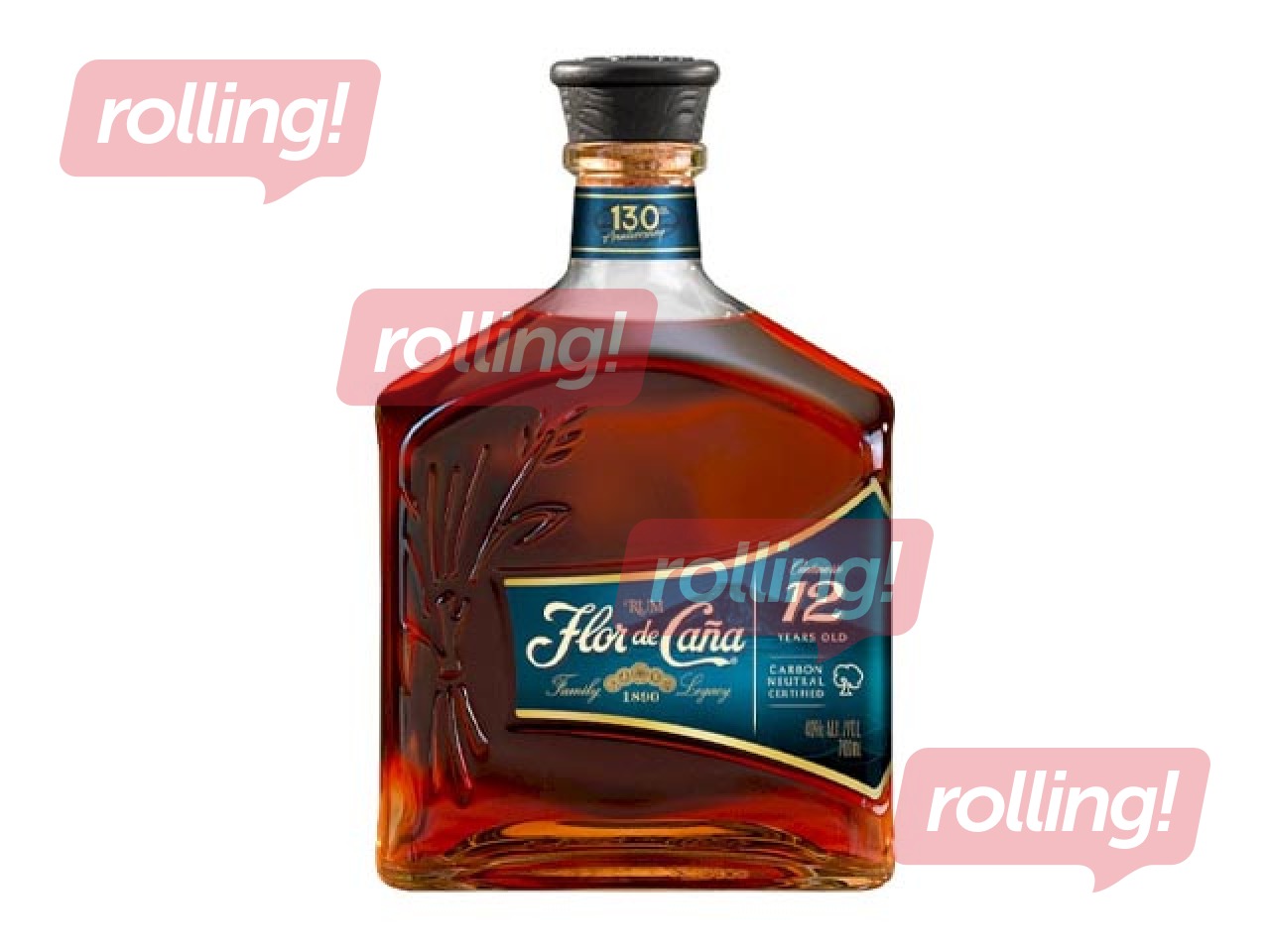 Rums Flor De Caña, 12YO, 40%, 700ml