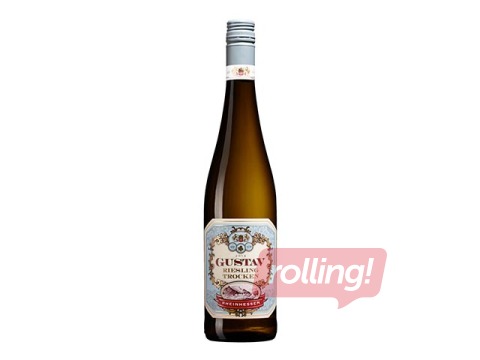 Baltvīns Gustav Riesling Trocken, 12%, 0.75l