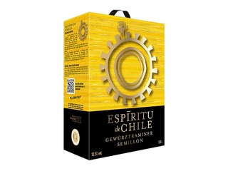 Baltvīns Espiritu De Chile, Gewurztraminer Semillion, 12.5%, 3l