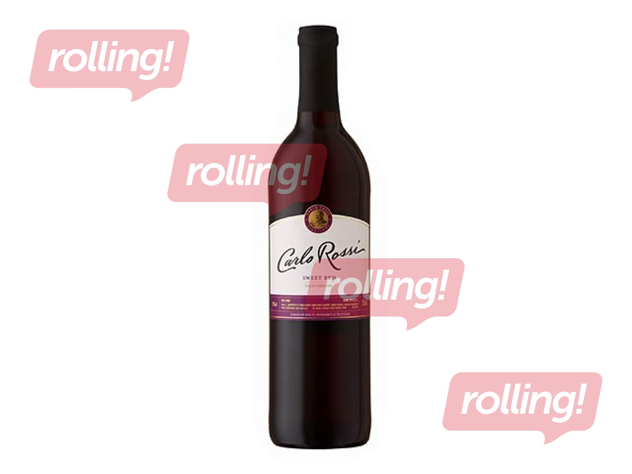 Sarkanvīns Carlo Rossi Sweet Red, 9%,  0.75L