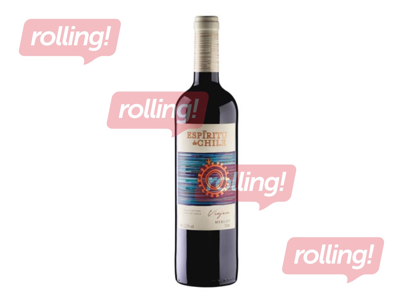 Sarkanvīns Espiritu De Chile, Viajero Merlot, 12.5%, 750ml