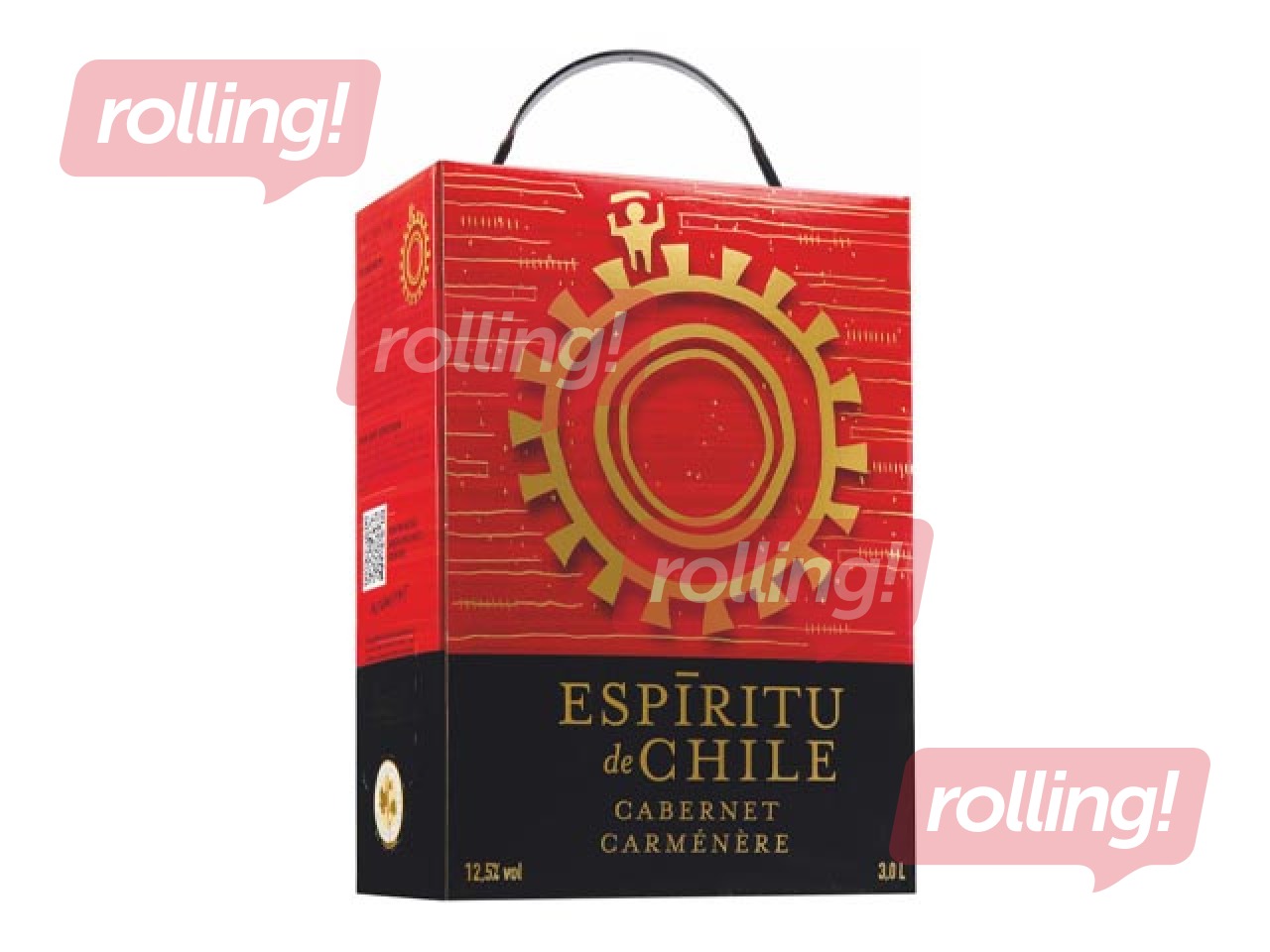 Sarkanvīns Espiritu De Chile, Cabernet Carmenere, 13%, 3l