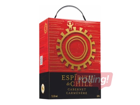 Sarkanvīns Espiritu De Chile, Cabernet Carmenere, 13%, 3l