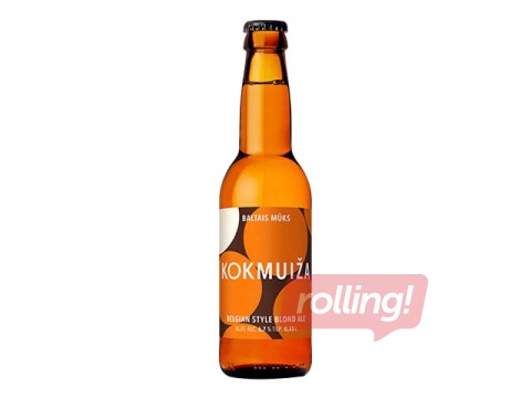Alus Kokmuižas Baltais Mūks Belgian Style, 6.7%, 0.33L