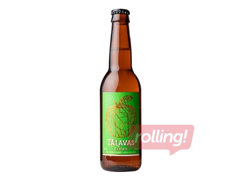 Sidrs Tālavas ābolu ar apiņiem, 5%, 0.33L