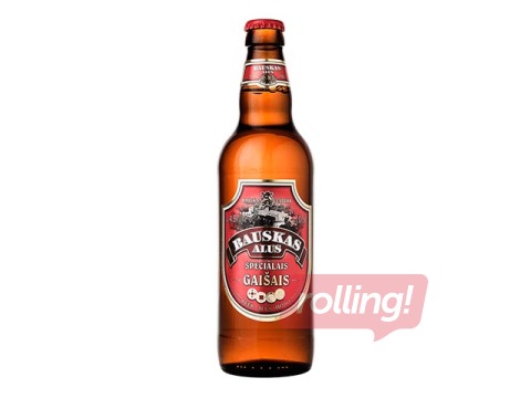 Alus Bauskas gaišais speciālais, 4.8%, 0.5L (Taras depozīts iekļauts cenā)