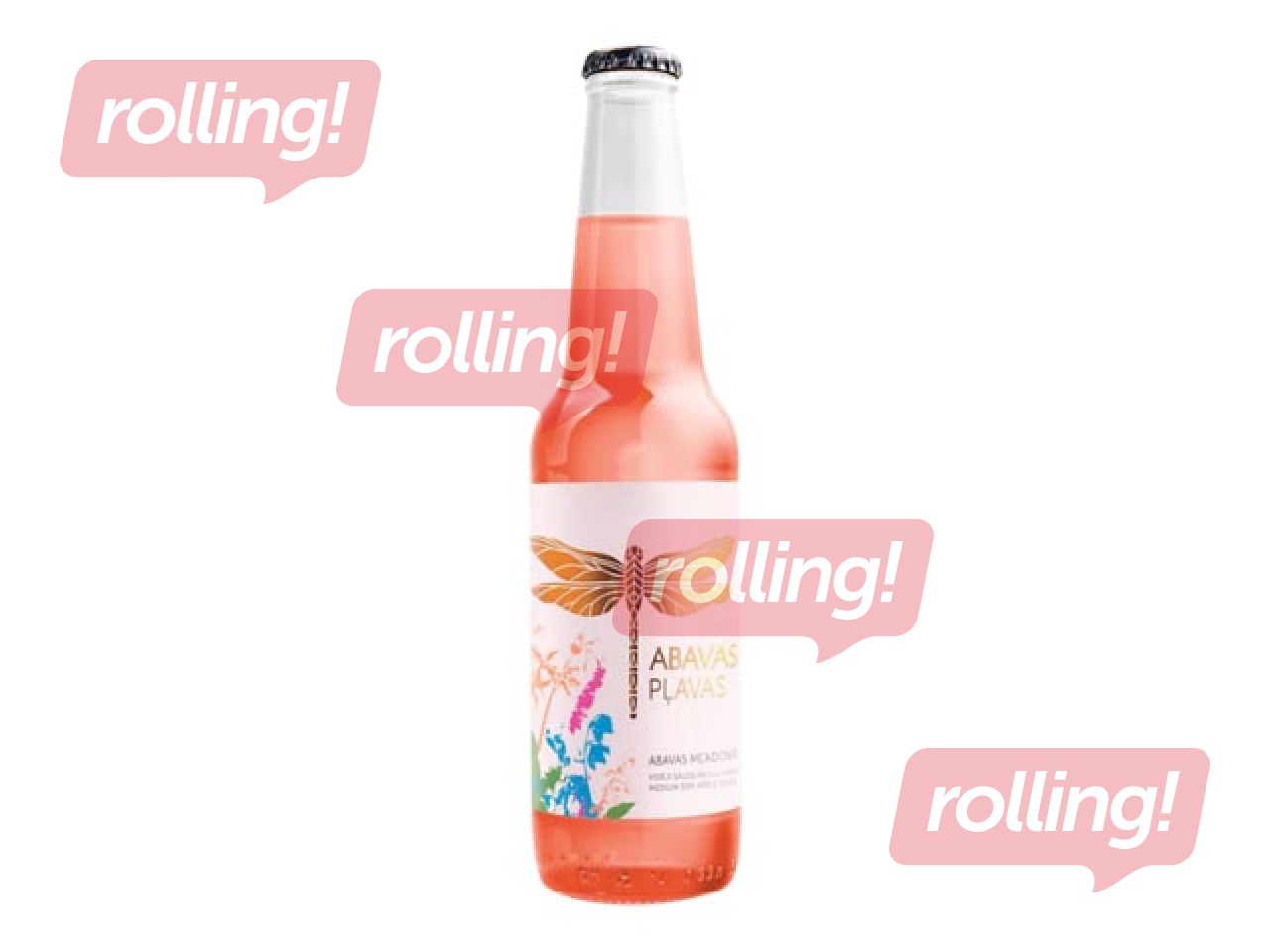 Sidrs Abavas pļavas, vidēji sauss, 5%, 0,33 l