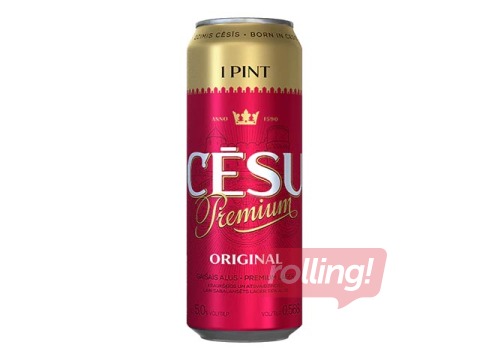 Alus Cēsu premium orginal, 5%, 0.568L (Taras depozīts iekļauts cenā)