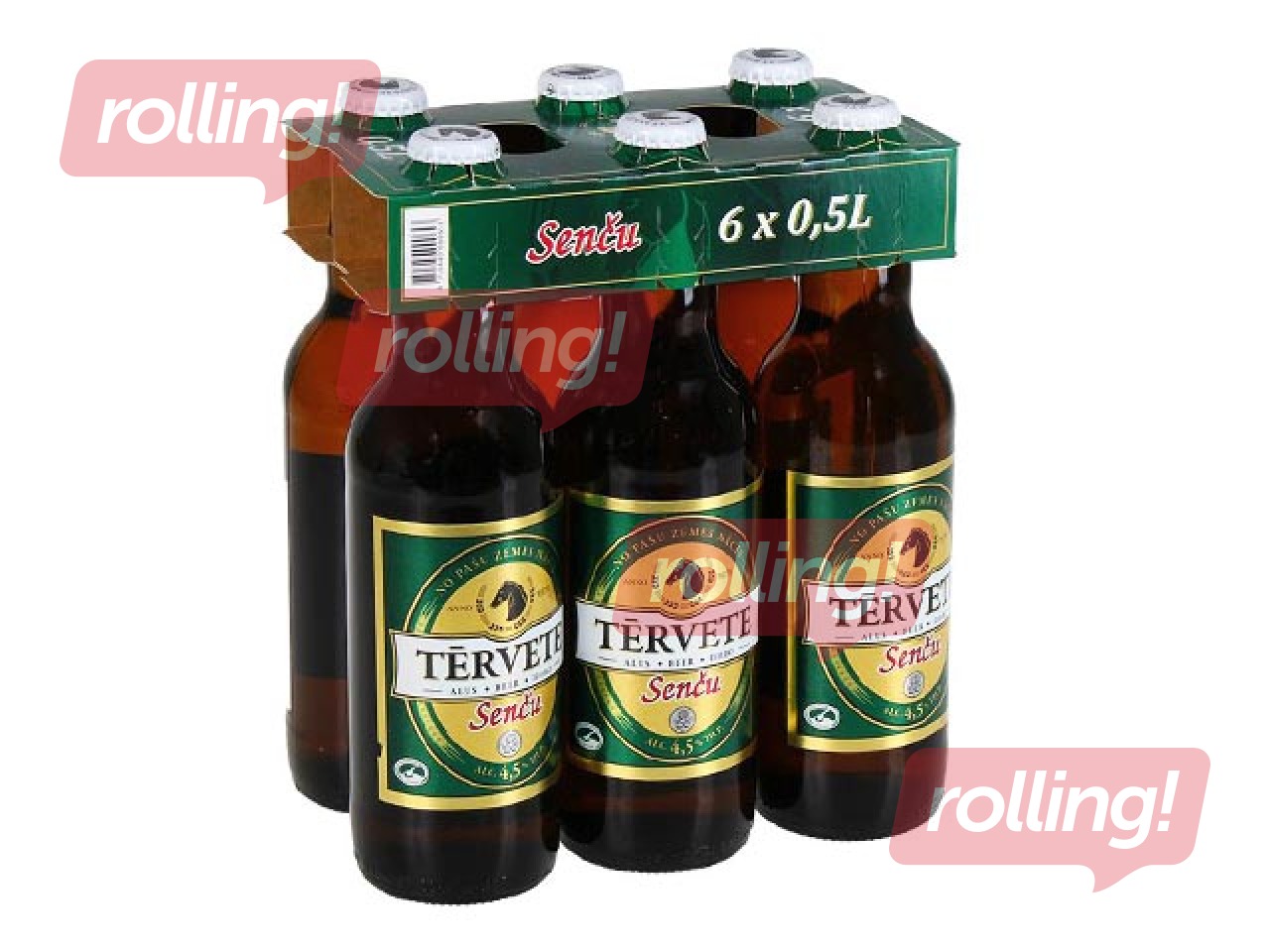 Alus Tērvetes Senču 6 paka 4.5% 6X0.5L (Taras depozīts iekļauts cenā)