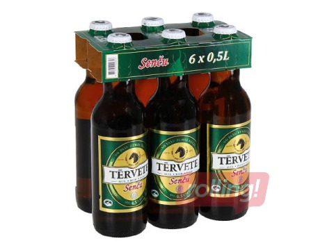 Alus Tērvetes Senču 6 paka 4.5% 6X0.5L (Taras depozīts iekļauts cenā)