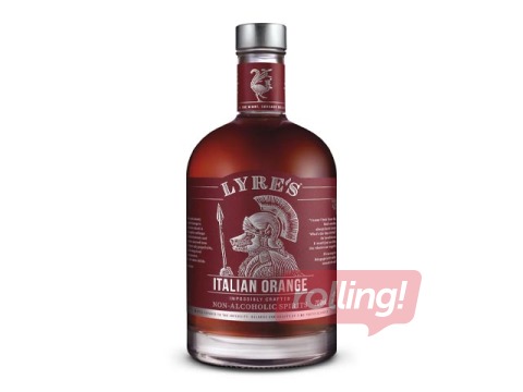 Bezalkoholisks liķieris Italian Orange, Lyre's, 700ml (Taras depozīts iekļauts cenā)