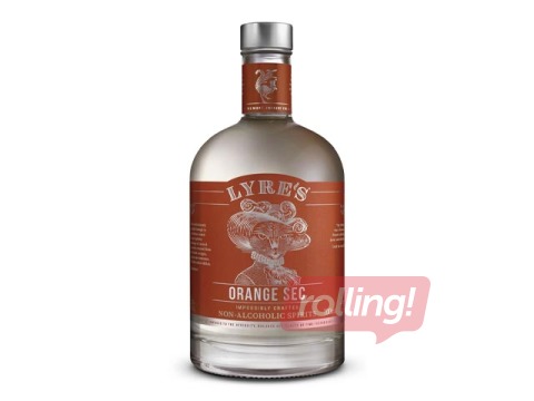 Bezalkoholisks liķieris Orange Sec, Lyre's, 700ml (Taras depozīts iekļauts cenā)