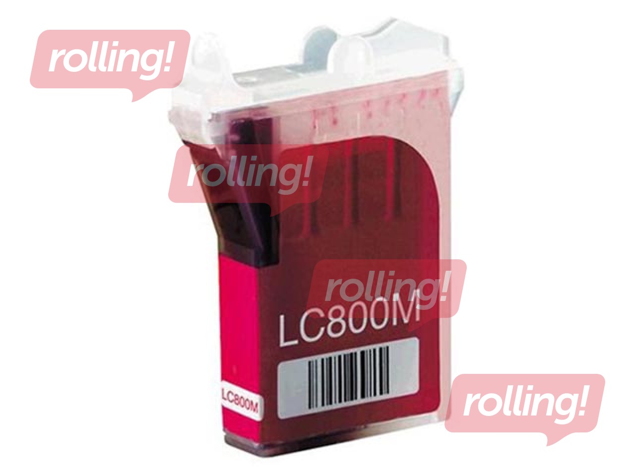 Tintes kasete Brother LC800, fuksīna sarkana, (400 lpp.)