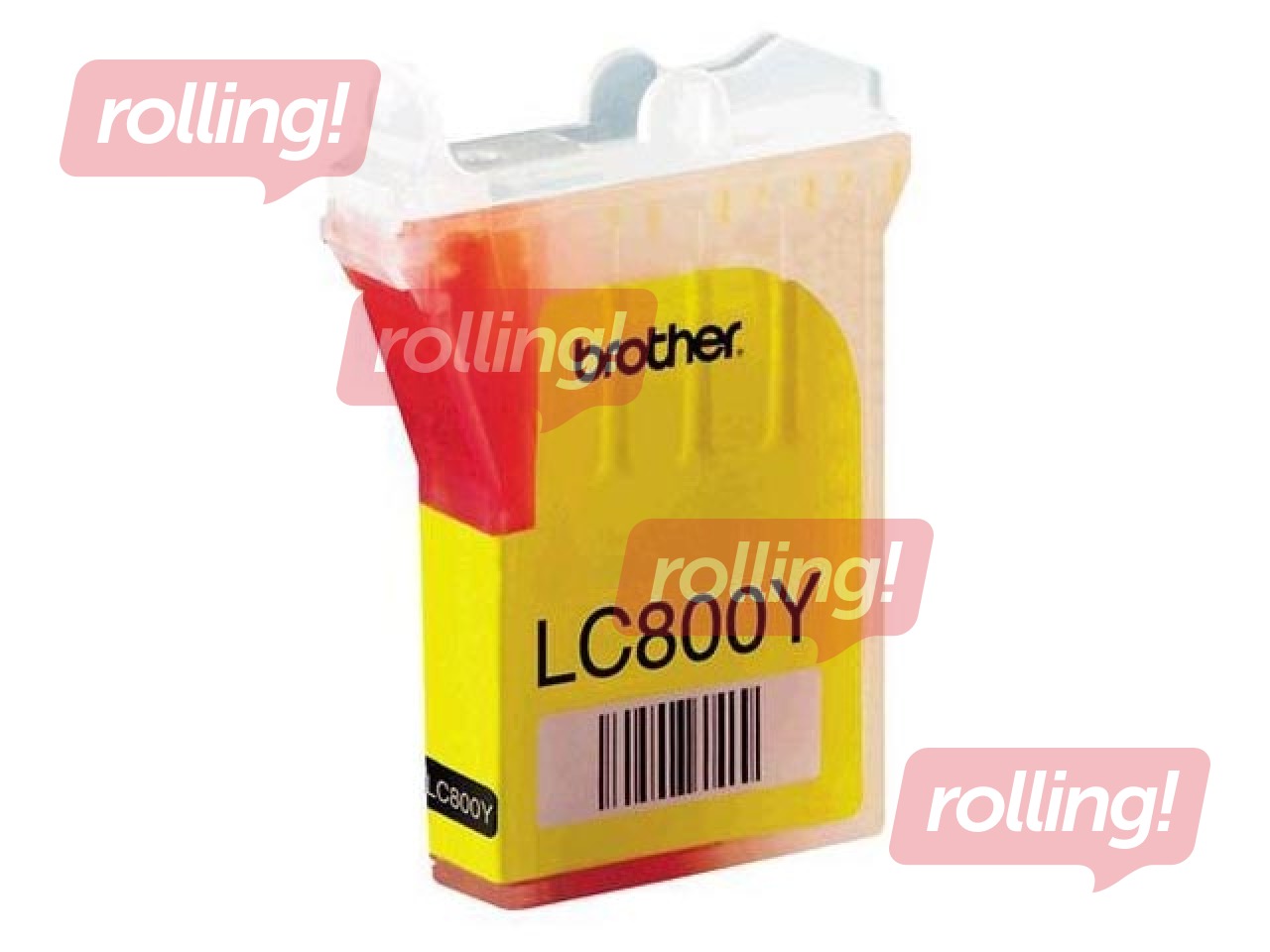 Tintes kasete Brother LC800, dzeltena, (400 lpp.)