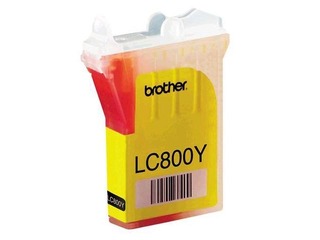Tintes kasete Brother LC800, dzeltena, (400 lpp.)