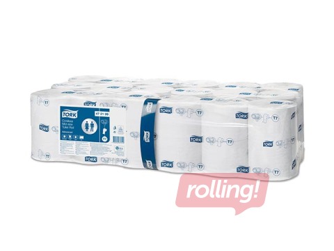 Tualetes papīrs Tork Advanced Mid-Size bez serdeņa, T 7, 36 ruļļi, 2 slāņi, balts, 472199