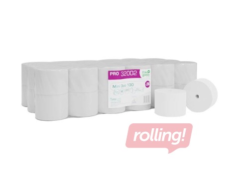 Tualetes papīrs ruļļos, Tubeless, 2 kārtas, 36 ruļļi