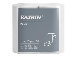 Tualetes papīrs ruļļos Katrin Plus, Toilet 250, 3 slāņi, 20 ruļļi