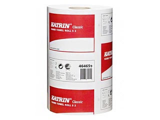 Papīra dvieļi Katrin Classic S2, 12 ruļļi, 2 slāņi, balti