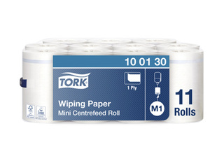 Papīra dvieļi Tork Advanced Mini M1, 11 ruļļi, 1 slānis, balti