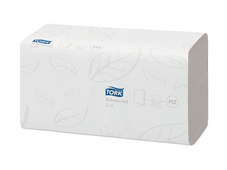 Papīra dvieļi Tork Advanced Soft H2, 21 pac., 2 slāņi, balti