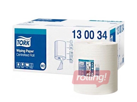 Papīra dvieļi Tork Advanced M2, 6 ruļļi, 1 slānis, balti