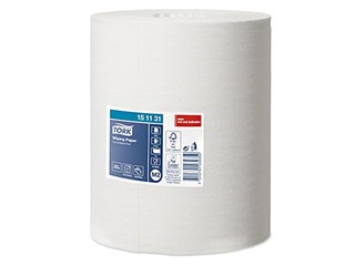 Papīra dvieļi Tork Advanced M2, 6 ruļļi, 1 slānis, balti