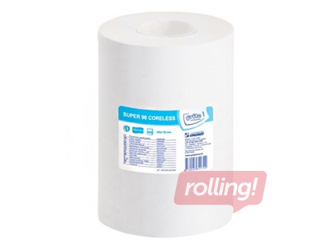 Papīra dvieļi Grite Super 90 Coreless, 1 rullis, 1 slānis, balti