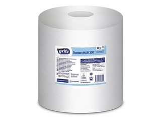 Papīra dvieļi Grite Standart Maxi 300, Ø18.5, 6 ruļļi, 1 kārta, balināti