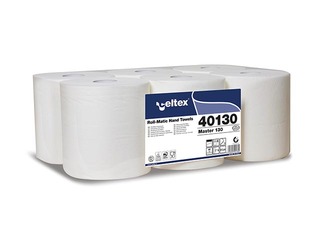 Papīra dvieļi Celtex Master 130m, Ø19, 6 ruļļi, 2 slāņi, balti