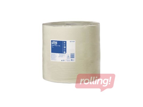 Industriālais papīrs Tork Basic W1, 1 rullis, 1 slānis, dzeltens