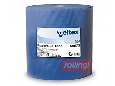 Industriālais papīrs Celtex Superblue 360m, 3 kārtas, zils, 1 rullis