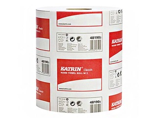 Papīra dvieļi Katrin Classic M2, 6 ruļļi, 2 slāņi, balti