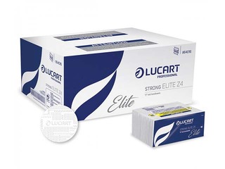 Papīra dvieļi loksnēs LUCART STRONG Z4 (šaurie 9.5 cm), 1 pac., 4 slāņi, balti