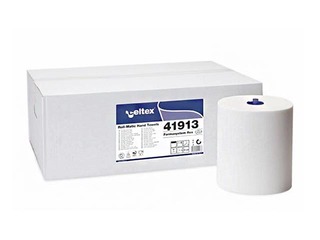 Papīra dvieļi Celtex Formasystem Rex 130m, Ø19, 6 ruļļi, balti