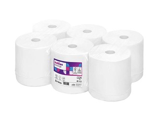 Papīra dvieļi Wepa Satino Prestige, 150m, 6 ruļļi, 2 slāņi, balti