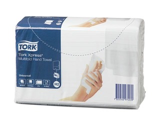 Papīra dvieļi Tork Universal H2, 1 pac., 2 slāņi, balti