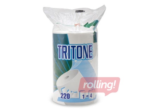 Papīra dvielis Celtex Tritone, 3 slāņi, 53 m, balts, 1 rullis
