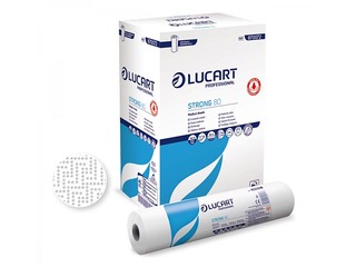 Sanitārais pārklājs Lucart STRONG 80, 37 x 59  cm, 216 loksnes, 80 m, 2 kārtas