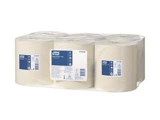 Papīra dvieļi Tork Basic M2, 280m, 1 slānis, balti, 6 ruļļi, 140002