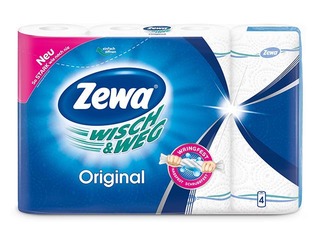 Papīra dvielis Zewa Wisch&Weg Original, 4ruļļi