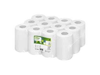 Papīra dvieļi Wepa Satino Comfort, 68m, 12 ruļļi, 2 slāņi, balts