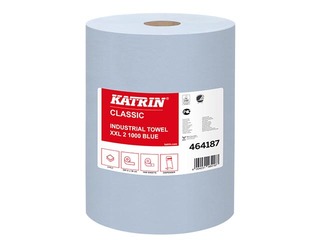 Industriālais papīrs Katrin XXL 2 Blue Laminated, 2 ruļļi, 2 slāņi, zils