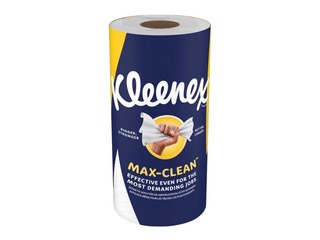Papīra dvielis Kleenex, Max-Clean, 1 slāņis, 1 rullis, 94 loksnes