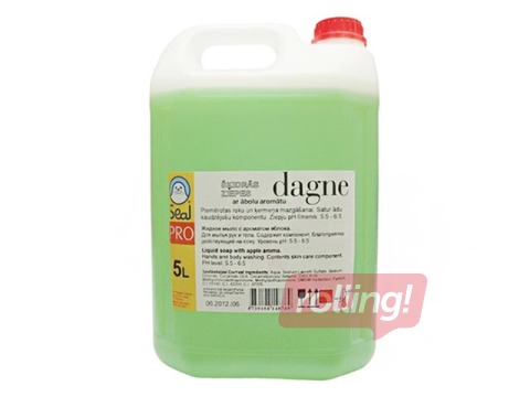 Šķidrās ziepes Dagne ar ābolu aromātu, 5 l