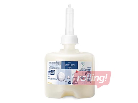 Šķidrās ziepes Tork Premium Mini Mild S2, 475 ml, dzeltenas
