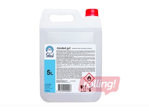 Mitrinošs roku kopšanas līdzeklis Seal Alcohol Gel, 5l